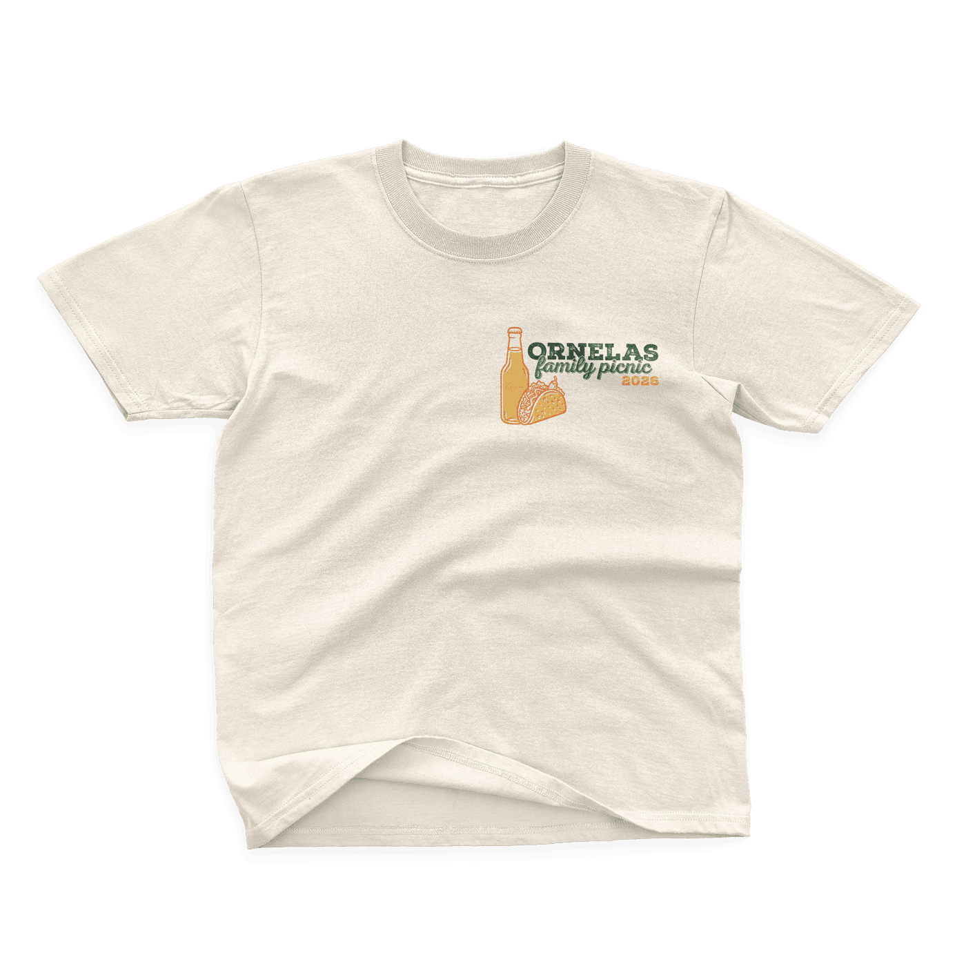 The 90 Años Tee — front